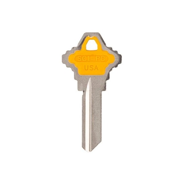 Kaba Ilco Schlage YEL Key Blank SC1-PC-YELLOW - main